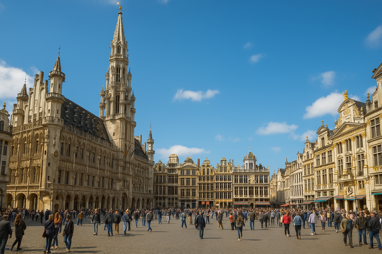 Historische illustratie van Brussel